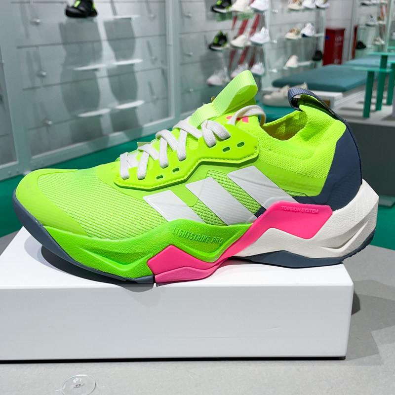 阿迪达斯2025夏季RAPIDMOVE ADV 2 女子透气综合训练运动鞋JI3904