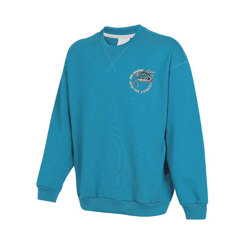 阿迪达斯三叶草运动休闲套头衫