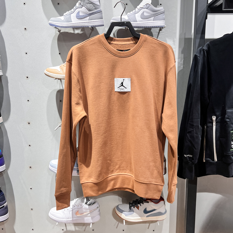 nike耐克春季新款男装JORDAN运动训练休闲圆领卫衣套衫FB6935-231