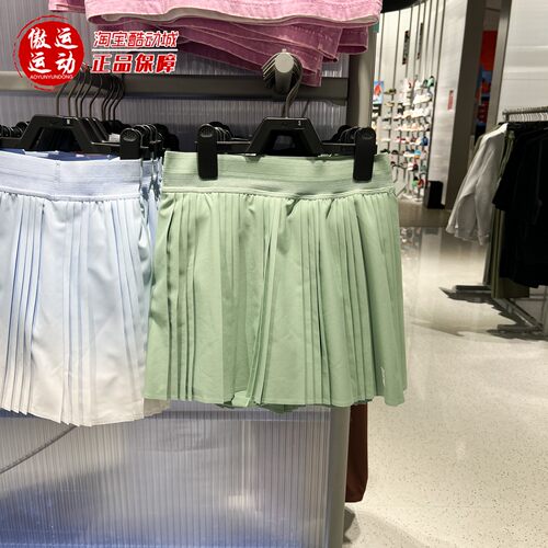 Nike耐克夏季Court Advantage女子速干褶裥网球半身裙 FZ6513-006
