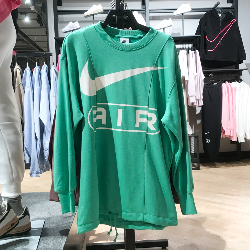 大logo宽松圆领休闲套头衫卫衣