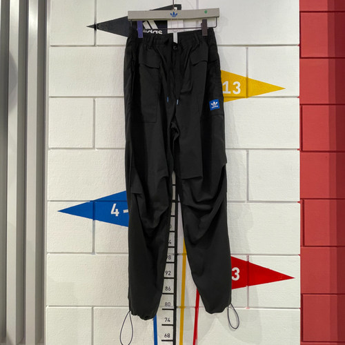 ADIDAS阿迪达斯三叶草男裤2024秋季款梭织宽松运动休闲长裤JC6837