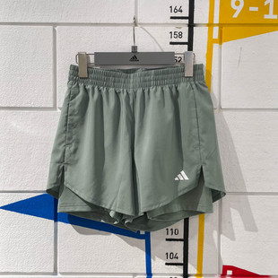 阿迪达斯那尔那茜同款女子高强度间歇训练健身短裤2025夏季JN1364