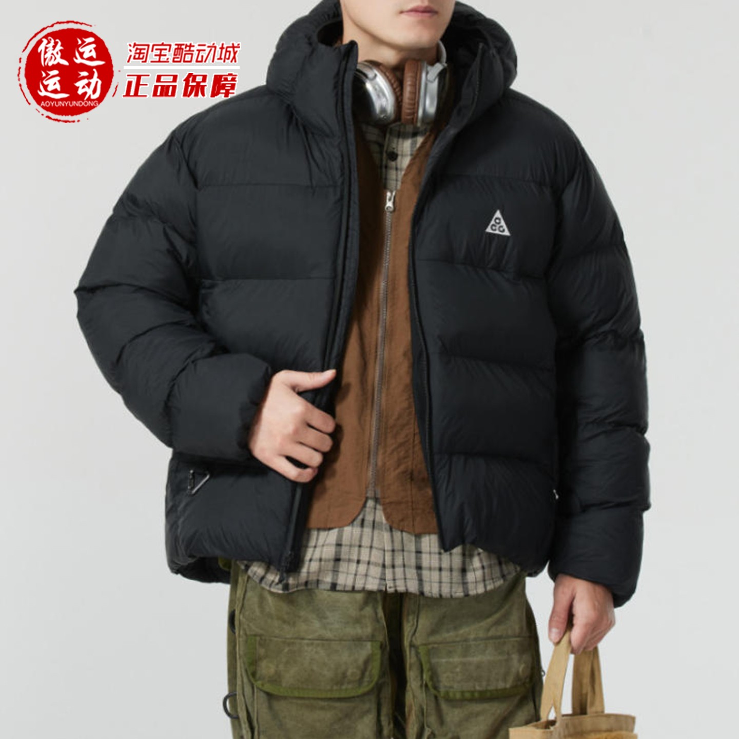 Nike耐克男子轻便保暖棉服外套