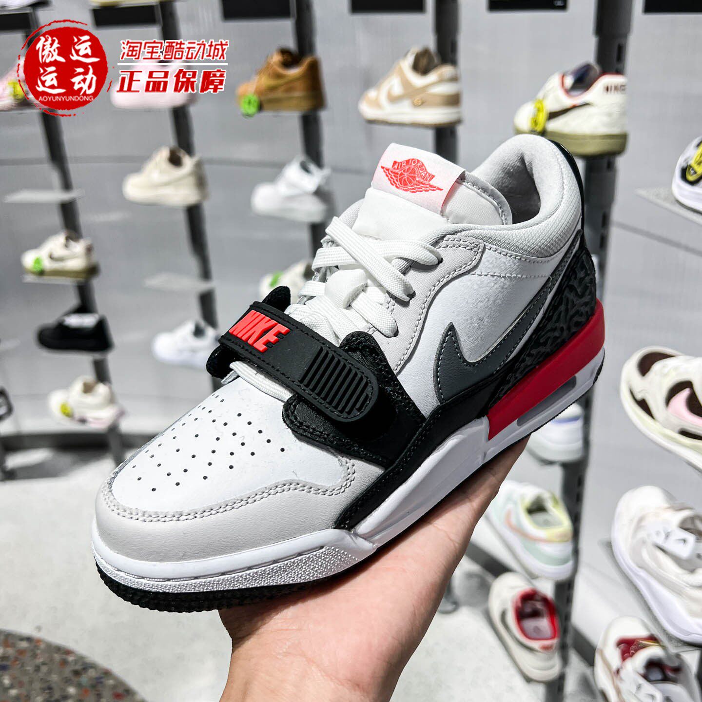 耐克2026夏季Jordan Legacy 312 Low大童耐磨运动板鞋 CD9054-113