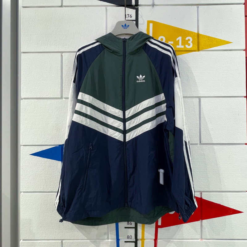 ADIDAS阿迪达斯三叶草男装2024秋新款梭织运动休闲夹克外套JM7261