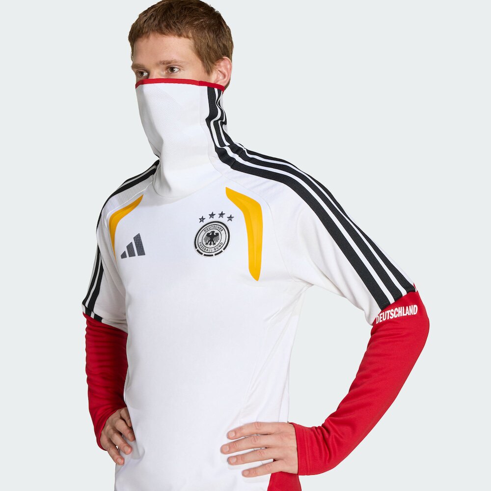ADIDAS阿迪达斯男子2026新款德国队足球高领训练服长袖上衣KB4406