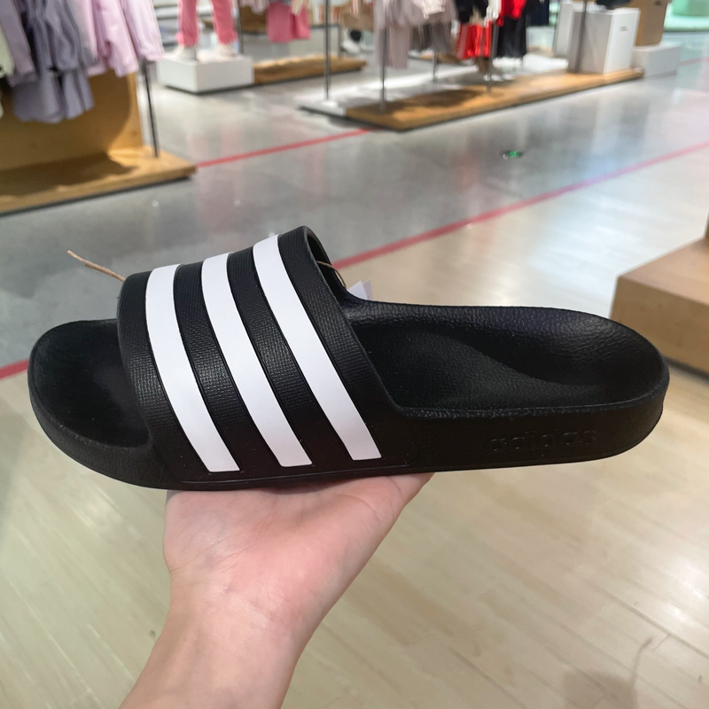 阿迪达斯轻便防滑耐磨一字拖鞋
