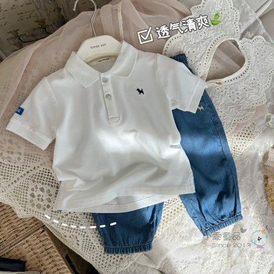 韩国夏款翻领百搭干爽透气POLO衫