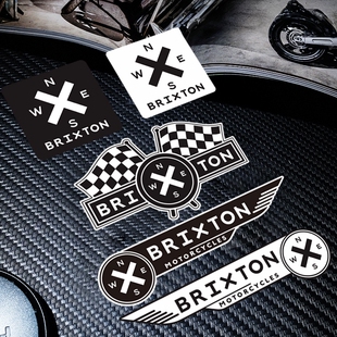 适用Brixton 布雷斯通 高金 摩托车贴纸油箱个性装饰车身改装贴花