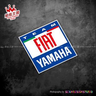 motogp YAMAHA 雅马哈Fiat车队罗西R1 R3 R6 R7赞助商反光贴纸 01