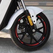 适用九号电动车改装 N90C防水贴膜 M95C 轮毂反光贴纸N70C N85C