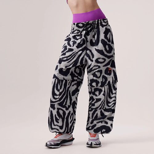 现货 adidas stella 女梭织工装宽松速干运动长裤IN3611