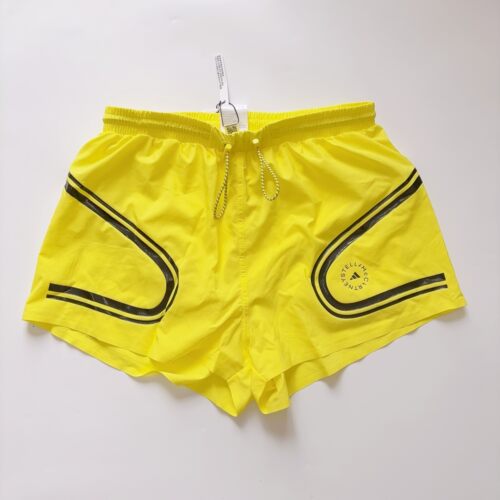 现货 adidas stella 女轻薄速干运动健身训练跑步宽松短裤带内衬