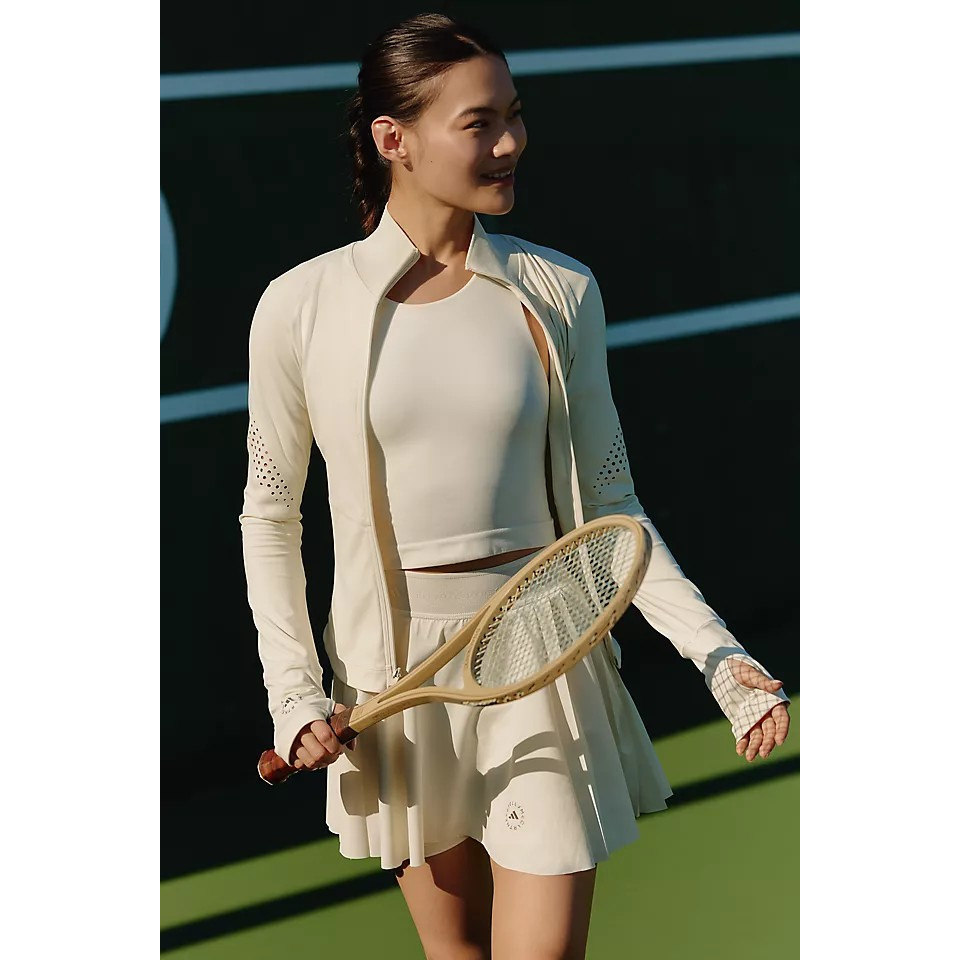 现货 adidas stella 女运动健身训练跑步速干修身外套IT8234