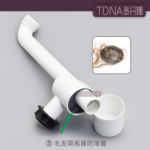 适配吉博力洗脸盆防臭墙排下水管紧凑型万向存水弯台盆按压下水器