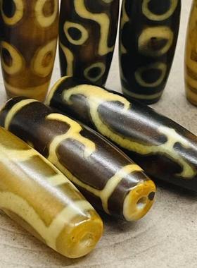 藏传玛瑙九眼天珠吊坠颈坠饰品