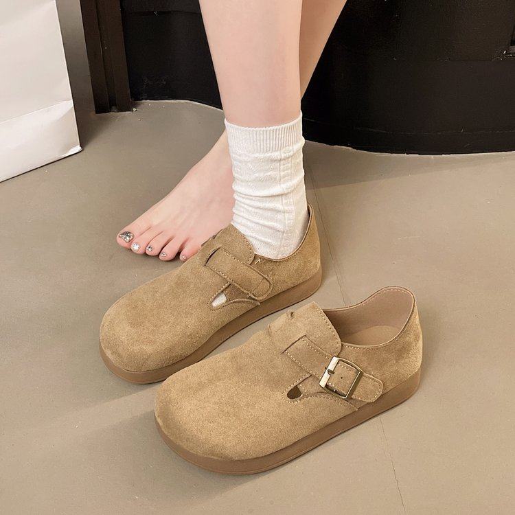 勃肯鞋女2026春季新款单鞋百搭平底透气轻便复古一脚蹬增高休闲鞋,女鞋,勃肯鞋/软木鞋,淘宝优惠券,粉丝福利购,淘宝优惠卷