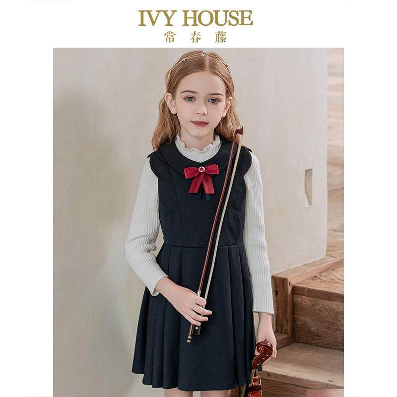 IVY HOUSE常春藤儿童装女童连衣裙秋季款大裙摆背心裙英伦学院风,童装/婴儿装/亲子装,连衣裙,淘宝优惠券,粉丝福利购,淘宝优惠卷