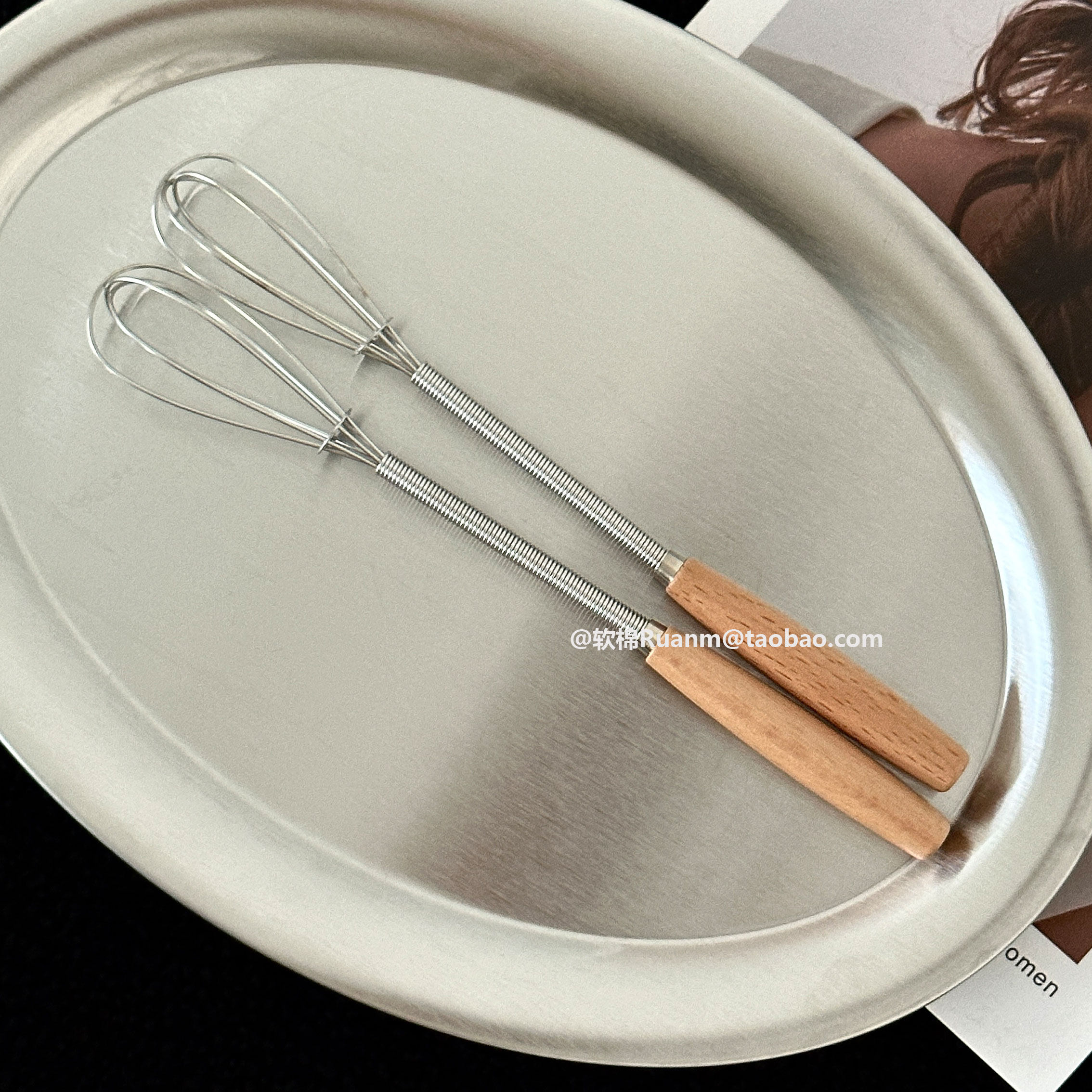 日式迷你打蛋器小号不锈钢搅拌棒家用手动烘焙用蛋抽小型搅拌器