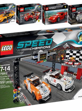 LEGO乐高75908法拉利75912领奖Italia赛车GT2保时捷458终点911