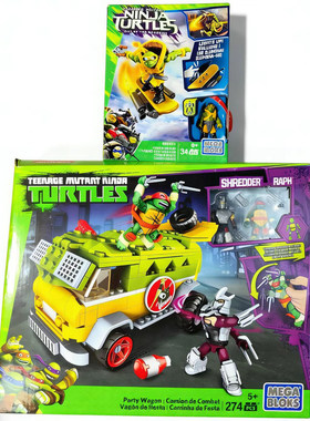 正品DMX54忍者神龟DPF76美高TMNT美家宝Mega积木Ninja玩具Turtles