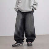 男童加绒牛仔裤秋冬款新款儿童冬季一体绒加厚裤子大男孩冬装，童装裤子，摩比熊