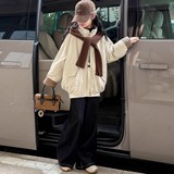 女童夹棉外套冬季新款儿童洋气超好看冬装女大腿秋冬加厚棉服，童装棉衣，摩比熊