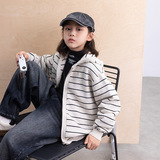 男童开衫毛衣春秋冬款新款大儿童打底衫冬季加厚男孩针织衫潮，童装毛衣，摩比熊