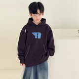 男童加绒卫衣韩版儿童冬季一体绒上衣新款中大童装冬装潮，童装卫衣/绒衫，摩比熊