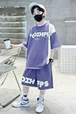 男童夏装运动套装新款儿童衣服宽松中大童短袖两件套薄款洋气，童装休闲套装，摩比熊