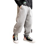 儿童装男童裤子秋冬款新款冬季男孩加绒休闲裤冬装中大童，童装裤子，摩比熊