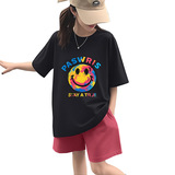 童装女童套装夏季短袖套装儿童两件套新款儿童休闲运动套装潮，童装休闲套装，摩比熊
