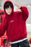 儿童装男童冬装加绒红色卫衣新款中大童款加厚本命拜年服，童装卫衣/绒衫，摩比熊