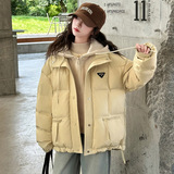 女童棉衣冬装新款洋气大童秋冬款加厚外套儿童冬季羽绒服棉服，童装棉衣，摩比熊