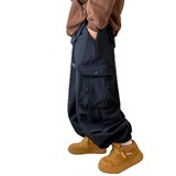 男童裤子冬季儿童加绒一体绒工装裤秋冬新款大童装冬装休闲裤，童装裤子，摩比熊