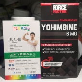 美国Force Factor育亨宾提取6毫克30粒胶囊含硒黑胡椒果Yohimbine