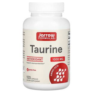 美国Jarrow牛磺酸胶囊1000毫克100粒调节神经系统视觉体液Taurine