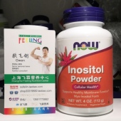 美国NOW纯肌醇粉细胞膜健康Inositol Powder细胞钙平衡胰岛素功能