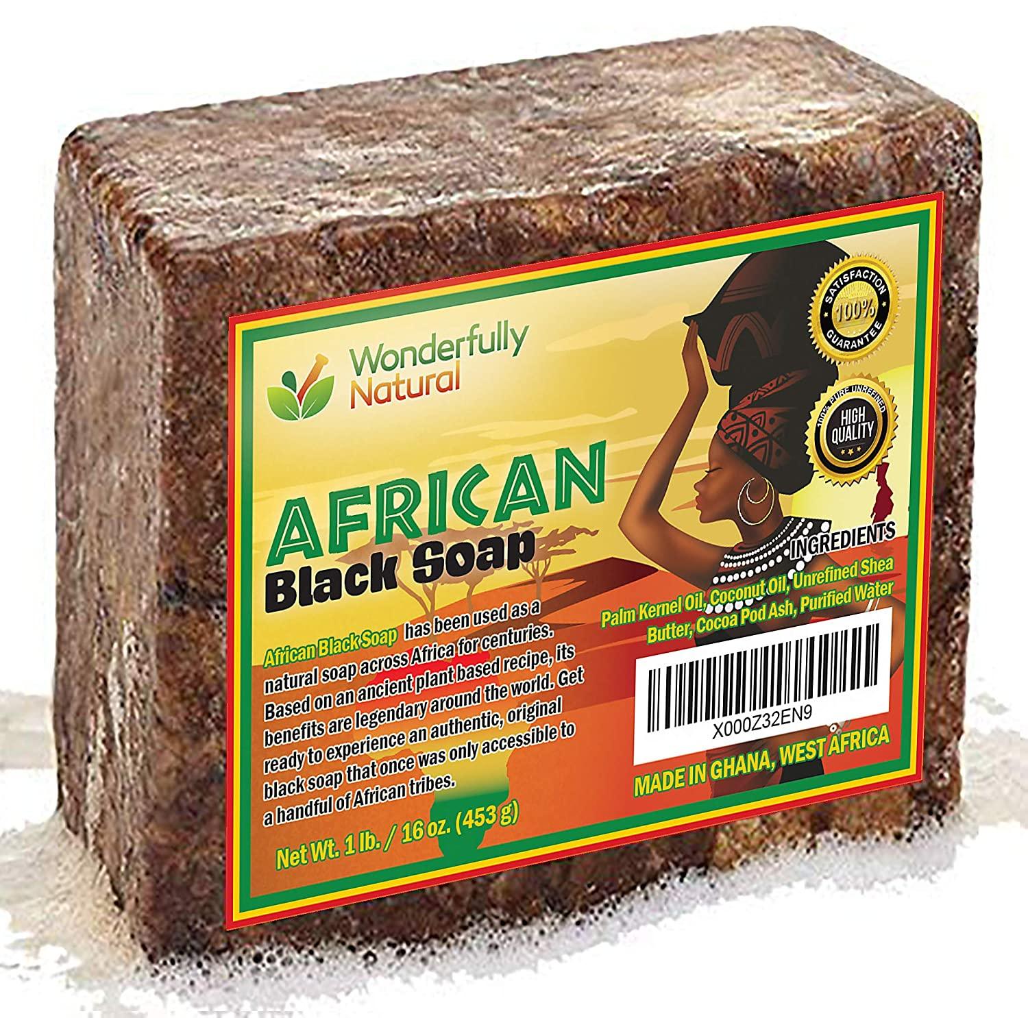 现货African Black Soap | Acne Treatment & Dark Spot Remover