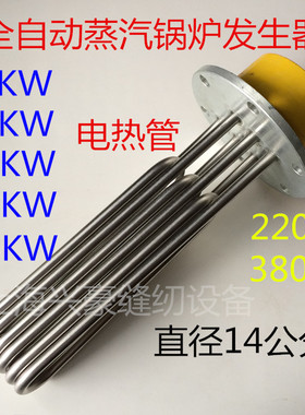 佳先 江心 松塔锅炉通用140法兰发热管 电热管 加热棒6-9-12-18KW