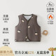 婴儿马甲秋冬保暖外穿男女宝宝背心夹棉坎肩冬款 新生儿小马甲春秋