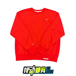 正品Nike/耐克 男子运动休闲套头经典刺绣小勾线圈卫衣CK6359-657
