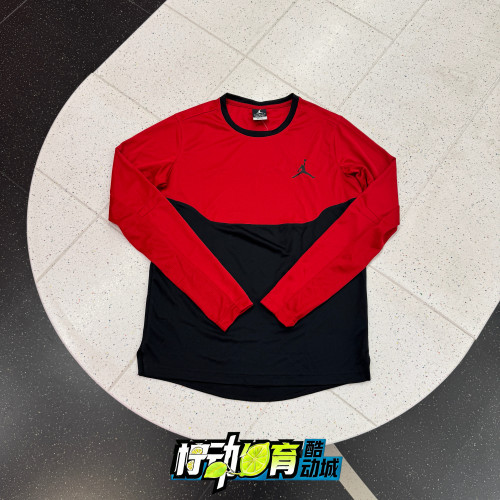 Nike耐克 AIR JORDAN 男子速干篮球跑步运动针织长袖 696154-687