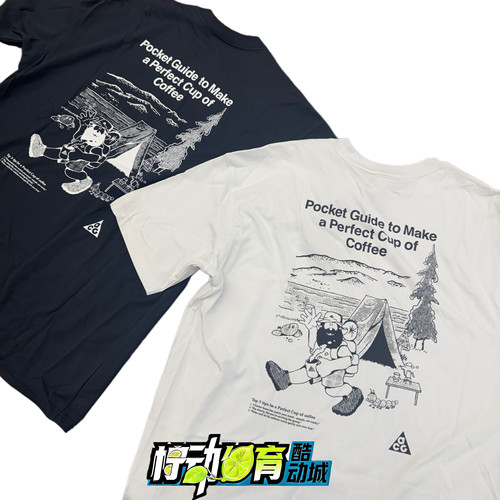 正品Nike/耐克 ACG 印花男子简约刺绣宽松透气户外运动T恤 IF0371