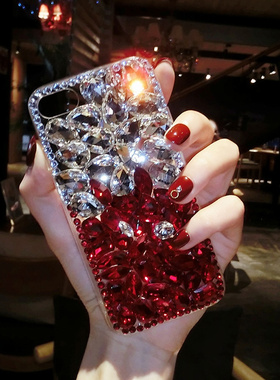 渐变宝石oppoReno13pro撞色手机壳高级感12网红防摔11爆闪10明星同款9小众原创保护套适用findx8女款x7硅胶闪