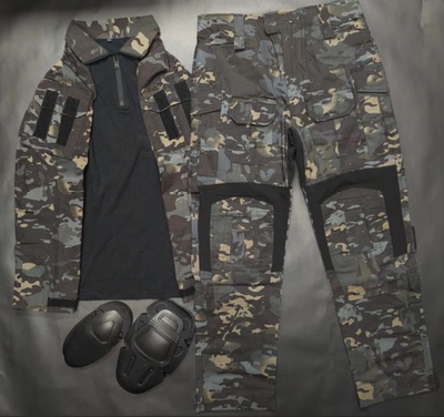 WZJP战术蛙服多地形迷彩工装裤