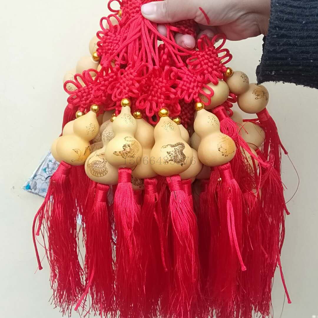天然工艺十二生肖手捻葫芦挂件