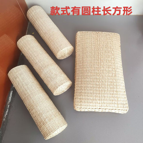 手工草编颈椎枕天然环保，