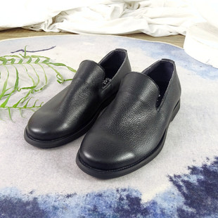 便士乐福鞋男一脚蹬夏季套脚懒人英伦复古鞋透气柔软休闲真皮男鞋